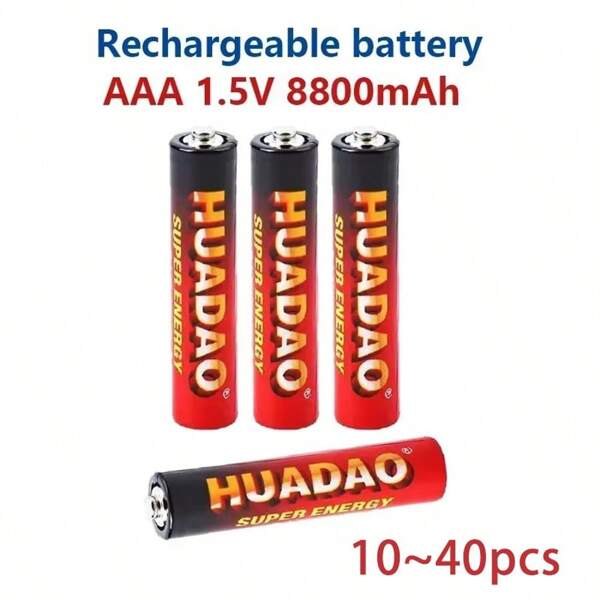 Batería desechable de 1.5V, Batería AAA de carbono, baterías seguras y a prueba de explosiones de 1.5 voltios, Batería AAA UM4, sin mercurio