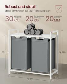 VASAGLE Laundry Baskets