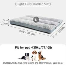 Large Dog Bed Plaid Velvet Removable Dog Mat Cat Nest Suitable For Large Medium Small Dog Cat, Indoor Home Outdoor Car Cushion, Oeko-Tex & Sedex Certified Bedding Factory Origin, Spring/Summer - Multicolor - View 19