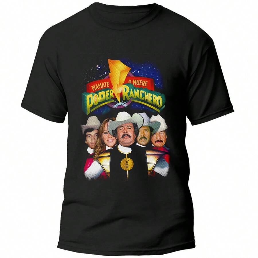 Playeras Borrachas Estampado Cómico 100% Algodón 15 - Negro - Ver 1