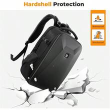Camera BackpackHahell DSLR Photography Camera Bag With 1515.6 Inch Laptop Compartment Waterproof Camera Case Compatible For Canon Nikon  DJI Mavic Drone - Black-a - View 6