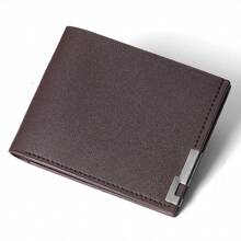 XAXRE 1 Billetera multifuncional estilosa para hombres con soporte para tarjetas delgado - Diseño con borde de metal, ligera y portátil, perfecta para adolescentes/adultos, uso casual/deportivo/de viaje, regalos de graduación/cumpleaños