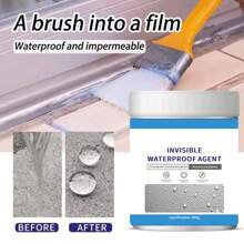300g, 500g, 350g Waterproof Coating Glue For Indoor And Outdoor Use, Suitable For Repairing Leakage On Wall Surfaces, Reliable & Durable, Safe & , Water-Based, Can Be Used In Children's Rooms