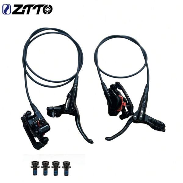 Freio a disco hidráulico ZTTO MTB 2 pistões Freios de pressão de óleo Pinças leves XC Trail Pastilhas de metal Rotores 160 180 mm M6100 M8100