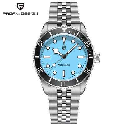 PAGANI DESIGN 2025 New Mechanical Watch Men Japan NH35A Automatic Stainless Steel Waterproof Sapphire Glass Luminous Wristwatch PD-1812