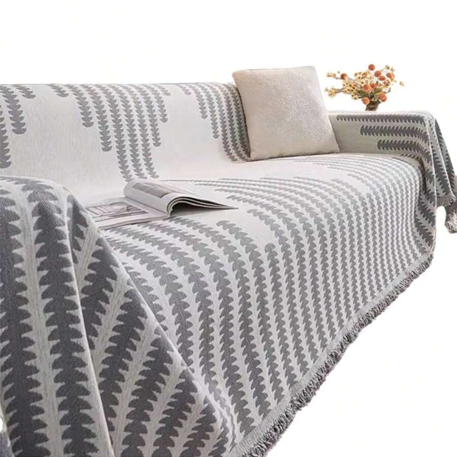 Cat Anti-Scratch Non-Slip Sofa Cover 180x230cm - Grey - View 1