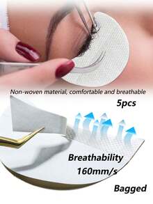 Disposable Eyeshadow Stickers (100/50/20/5pieces Per Pack), Lint-Free Eyeliner Protectors, White Eyeshadow Primers, For Use With Eyeshadow, Eyeliner, Eyelash Extensions And Makeup Tools.