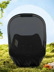 1pc Universal Baby Bassinet Mosquito Net, Breathable Mesh Canopy For Cradle, Stroller, Crib, Convenient Carry Bag, White, Spring/Summer