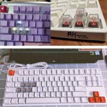 Nouveaux touches ABS transparents en profil Cherry R4 à 10 touches pour commutateurs MX, cadeau DIY pour les amateurs de jeux