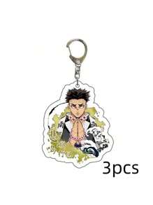 bandai Cartoon Bag Hanging Decoration Acrylic Key Chain : Kimetsu No Yaiba Iguro Obanai Cute Y2K Cartoon Pendant, Suitable For Shoulder Bags And Backpacks And Keys, The Perfect Gift For Fans, Cosplay Party Decoration Pendants Car Pendants Creative Anime Derivatives, Japanese Comic Pendants, Senior Anime Fans Collections, Otaku Series Gifts , Cheap Holiday Gifts