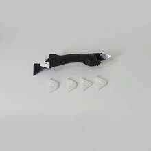 1 套三合一硅胶密封工具，带不锈钢头 - 适用于密封、清洁和刮除粘合剂 - 塑料手柄，易于使用，密封工具 | 符合人体工程学的手柄 | 塑料 - 彩色 - 查看 6