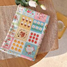 50/100/200/300*145cm Cartoon Patchwork Colorful Printed Fabric, Daisy, Cherry, Duckling Patterns, Suitable For DIY Sewing, Garment Making, Crafts Design - Yellow - View 3