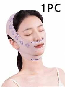 V型面部绷带睡眠眼罩，V型面部绷带，面罩绷带，睡眠V型下巴带，可重复使用，适合睡眠、运动和瑜伽，透气亲肤，适合日常使用，送给妈妈的礼物 - 彩色 - 查看 15