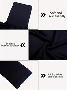 Men's Outdoor Casual High Collar Covering Face Long Sleeve, Sports Running Fitness Leisure Long Sleeve