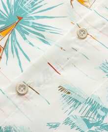 Hawaiian Shirt For Men - Funny Vacation Tropical Beach Shirts Short Sleeve Button Down Summer Clothes With Pockets Summer Short Sleeve Tropical Casual Clothing - 白色 - 查看 5