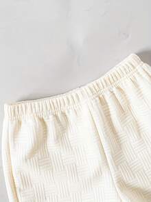 2件套男童夏季时尚Polo衫和短裤运动服 - 米色 - 查看 6