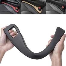 2PCS Car Seat Gap Filler,No Drop Seat Guard For Cars, Seat Gap Fillers For All Cars, Prevents Items From Falling, Easy To Install - Beige - View 3