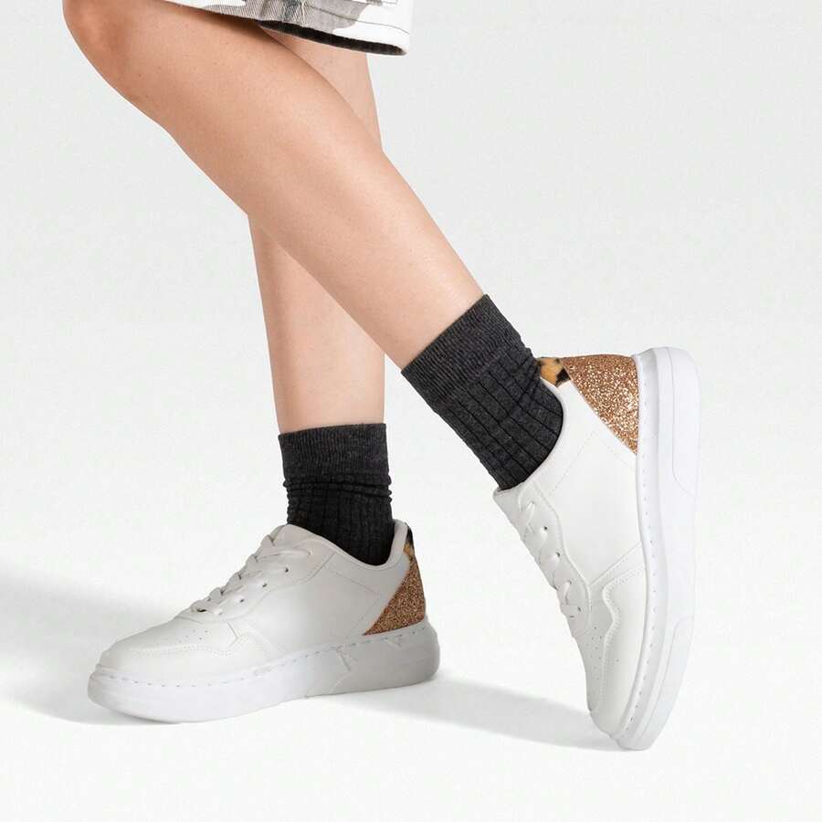 WEIDE Women Casual Shoes - Gold - View 1