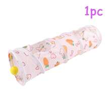 1 Stück Kaninchen & Hamster Haustier Tunnel Spielzeug, faltbare Versteckhöhle