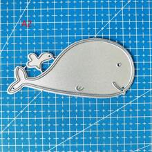 Fishes Die Cuts For Card Making, Whale Metal Cutting Dies, Metal Die Cutting Mold, Scrapbooking Dies, DIY Etched Embossing Stencil For Crafts
