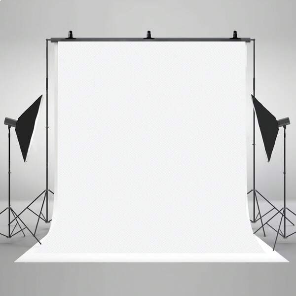 1 pieza Fondo fotográfico blanco puro, 59 x 39.3 pulgadas / 82.6 x 59 pulgadas - Elegante retrato y banner de fondo de estudio, tela de vinilo, ideal para cumpleaños y celebraciones en general, fondo de estudio fotográfico | Fondo blanco elegante | Tela ligera