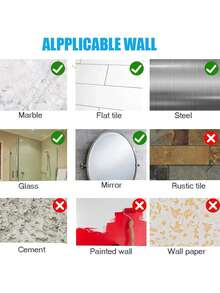 Tatukiko 300 ml/Stück Wandmontierter Hotel Badezimmer Küche Seifenspender, mit Klebeband und Bohrlöchern für die Installation, geeignet für Handwaschflüssigkeit, Duschgel, Shampoo, Schaumseifenspender Küchenartikel Küchenausstattung Küchenhelfer - Schwarz - Übersicht 8