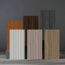12/24 件 3D 木纹墙板 - 防水，易撕易贴，适用于家庭和商店室内装饰房间装饰家居装饰壁纸墙纸浴室厨房墙贴墙面装饰墙贴 - 彩色 - 查看 1