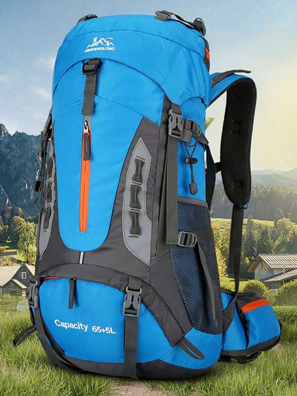 Picnic Camping Backpack, Large Capacity Outdoor Sports Bag, Multifunctional And Load-Reducing Backpack, Outdoor Climbing Trekking Unisex Traveling Bag ﻿ Suitable For Teen Summer Casual Outdoor Athletic Or Vacation Travel Or Graduation Gifts Or Birthday Dress Accessories