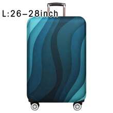 Luggage Cover Travel Case Cover For 18 To 32 Inch Luggage Protector Cases For Outdoor Travel Business Fashion Graphic Pattern For Men Women Travel Accessories Polyester Suitcase Elastic Dust Covers Student Back To School Stuff, Ideal For Outdoor And Holiday Travel, Luggage Protection|Vibrant Design|Elastic Fit, Luggage Travel Accessories