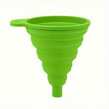 1 Embudo plegable de silicona - Mini, utensilios de cocina plegables para agua, líquidos y aceite - Gadgets esenciales para apartamentos y dormitorios universitarios - Perfecto como regalo para amigos y familiares