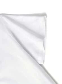 Camiseta de manga corta con cuello redondo y estampado gráfico novedoso para niñas preadolescentes, top de verano