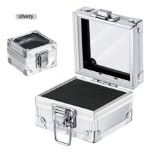 JEARLYU Scatola portautensili per punta trapano per unghie con 25 fori, organizer portatile per manicure, espositore di vari colori, portautensili da tavolo