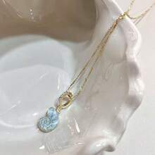 2pcs Blue Shell Starfish Necklaces & Earrings - 925 Sterling Silver Earrings, High-End Jewelry For Women To Wear On Summer Beach Vacations - Multicolor - View 11