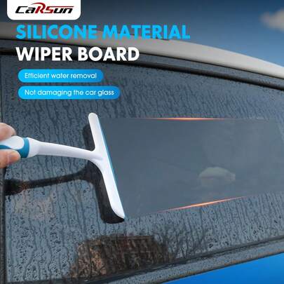  Carsun Portable Handheld Car Quiet All-Season Windshield Ice Scraper & Snow Remover, Won't Damage Film