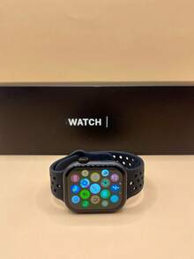 SMART WATCH SERIES 9 SPORT WITH TWO INTERCHANGEABLE STRAPS, SMART WATCH WITH STEP COUNTER, CALORIES AND MORE - Black - View 2