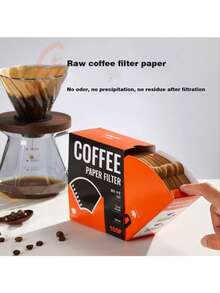 Handmade Coffee Filter Paper, V02 Shape, Pour Over Drip Brewing, Coffee Ground Filter, Conical Coffee Filter - Multicolor - View 2