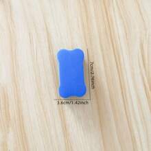 1 Pza Pizarra blanca de doble cara no magnética, pizarra blanca borrable y escribible, con bolígrafo, borrador, borde de 7 colores, tamaño A4 para dejar mensajes importantes en la oficina