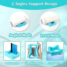 Soporte de copa de silicona con ranuras incorporadas y raspadores de fieltro en el borde - Antideslizante, apto para adhesivos de vinilo y manualidades