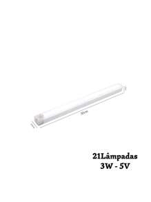 Luminária Sensor De Presença e Movimento Led Luz Branca Fria e Branco Quente Sem Fio - Recarregável USB