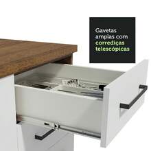 Cocina Integral Completa Modular Madesa Agata 240cm Color Marrón y Blanco 02 - Marrón y Blanco - View 7