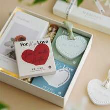 1pc Heart-Shaped Fragrance Plaster Hanging Air Freshener, Suitable For Wardrobe, Car, Home Decor, Sweet Scented Sachet, Wardrobe Freshener, Home Fragrance Sachet, Wardrobe Fragrance Plaster Hanging Decor, Mother's Day, Birthday, Halloween, Christmas, Gift