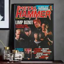 1 Piece Unframed Pop Posters Wall Arts Limp Bizkit Poster Poster Paper Print Home Living Room Bedroom Entrance Bar Cafe Art Painting Decoration