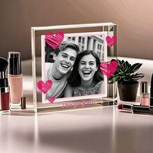 Customized Acrylic Photo Frame, Personalized, Gift For Pet Lovers (Cats, Dogs, Etc.), Cute Gift - Multicolor - View 4