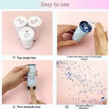 3/5pcs Birthday Wedding Hand Twisted Small Fireworks Spray Barrel Handheld Pulling Fireworks Photography Props Knotting Pushing Accurate Music