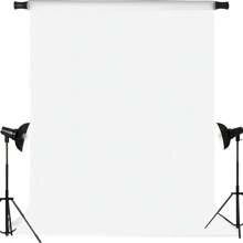 1 pieza Fondo fotográfico blanco puro, 59 x 39.3 pulgadas / 82.6 x 59 pulgadas - Elegante retrato y banner de fondo de estudio, tela de vinilo, ideal para cumpleaños y celebraciones en general, fondo de estudio fotográfico | Fondo blanco elegante | Tela ligera