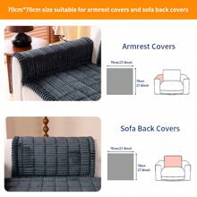 1pc Bohemian Style Sofa Cover, Quilted Thick Plush Fabric, Machine/Hand Washable, Non-Slip Pet Friendly Sofa Protector, Soft & Comfortable Polyester, Suitable For Living Room, Bedroom, Office Room Decor Home Decor Couch Cover Sofa Covers Living Room Decor