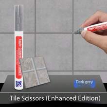 Kitchen Tile Caulking Pen Bathroom Wall And Floor Tile Gap Color Changing Pen Repair And Mildew Prevention Cement Caulking Pen 1PC