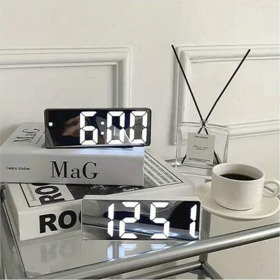 3 AA Battery Powered LED Display Digital Clock, Suitable For Study, Work, Life, Entertainment And Other Scenarios. Great Helper For Timing In Kitchen And Office.