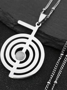 Cho Ku Rei 蛋白石不锈钢链项链灵气保护治疗 Chokurei 项链 - 項鍊 - 查看 7