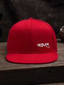 1 Stück Herren Outlaw Grafik Outdoor Lässig Waschbare Verstellbare Hip-Hop Baseballkappe, geeignet für den täglichen Gebrauch